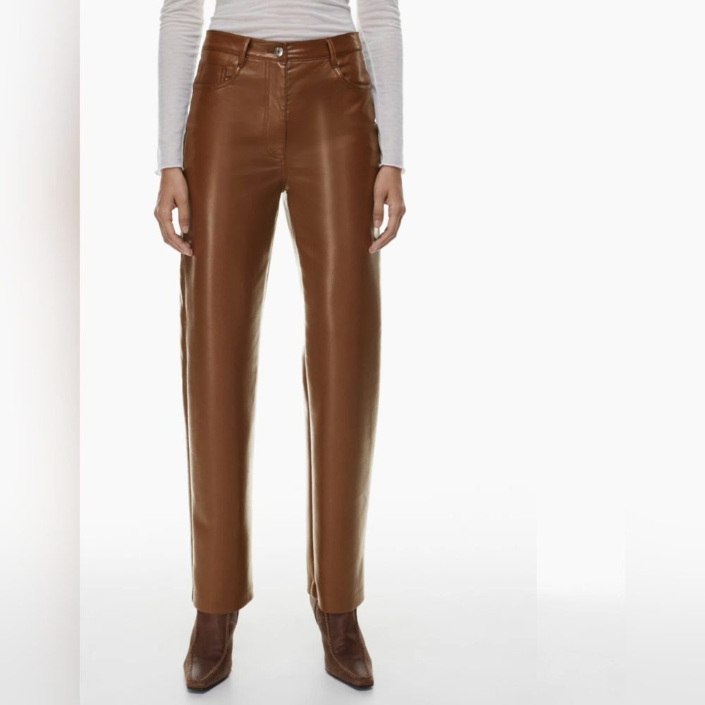 Wilfred Brown Straight Leg Pants